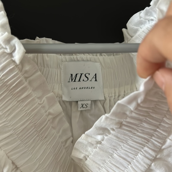 MISA Selena‎ Top in White Multi. Size XS - Picture 7 of 13